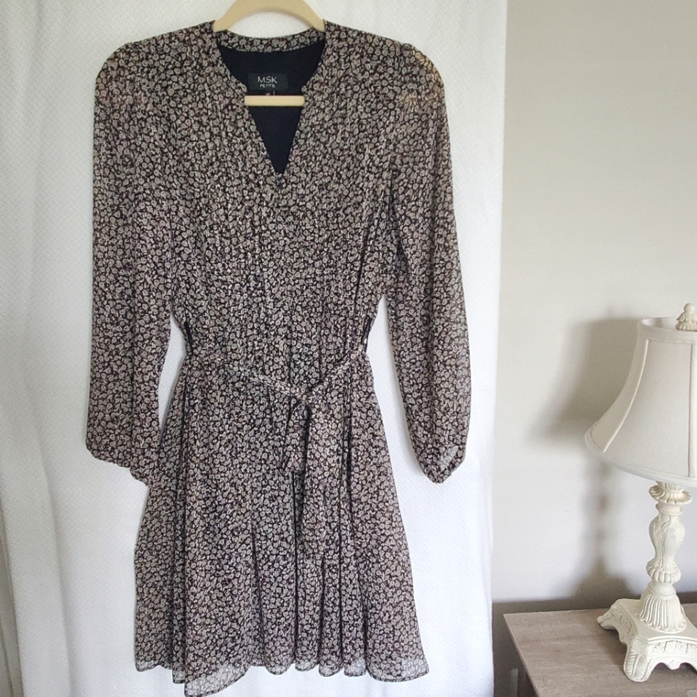 MSK Women’s Petite Dress long sleeve Size 6P